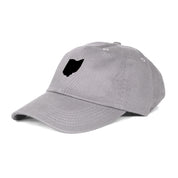 Small Ohio Black Patch Dad Hat - Clothe Ohio - Soft Ohio Shirts