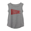 Retro Ohio Flag Red Women's Cap Sleeve Crew - Clothe Ohio - Soft Ohio Shirts
