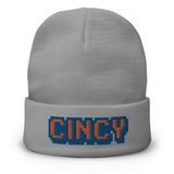 CINCY 8bit Embroidered Beanie