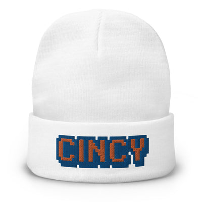 CINCY 8bit Embroidered Beanie