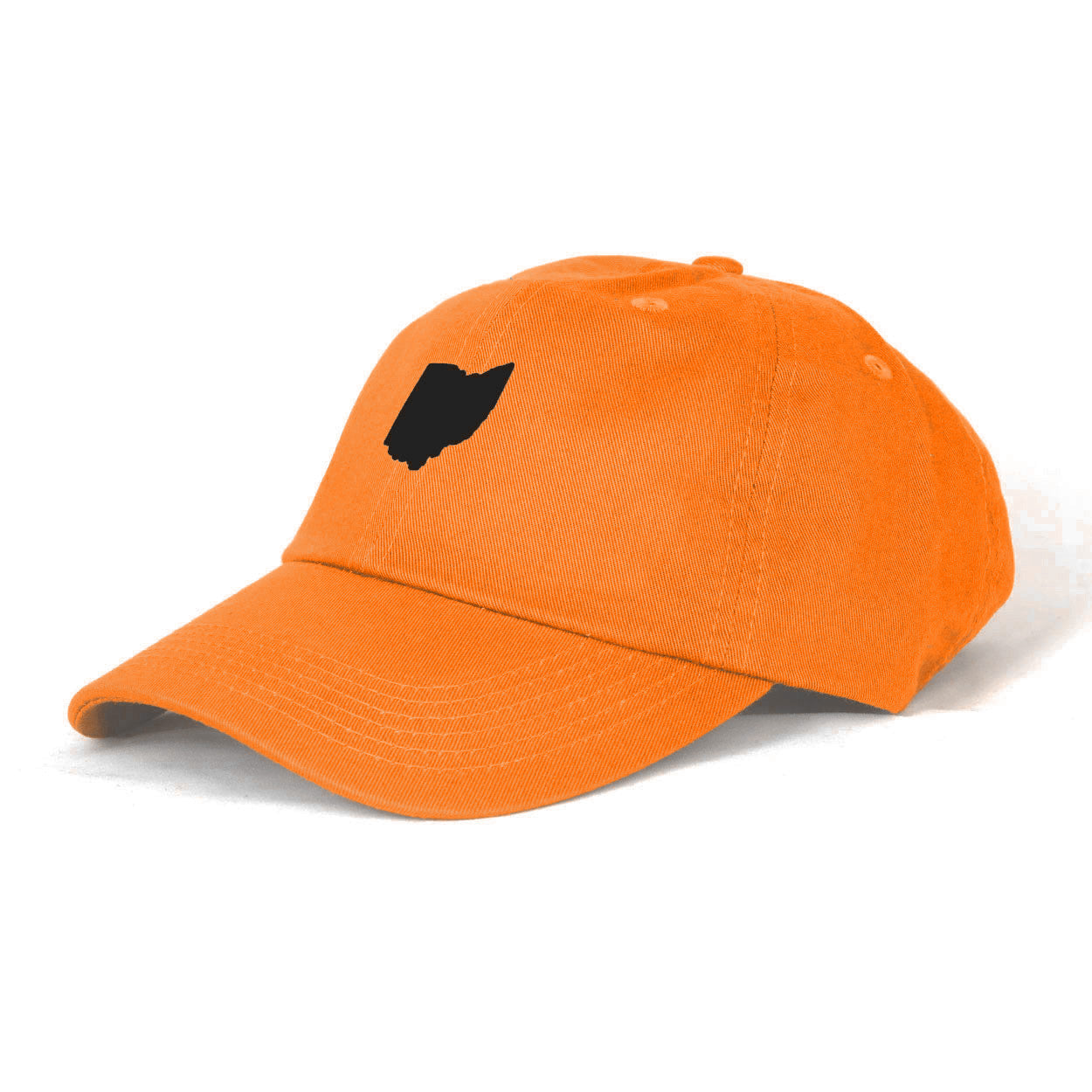Small Ohio Black Patch Dad Hat - Clothe Ohio - Soft Ohio Shirts