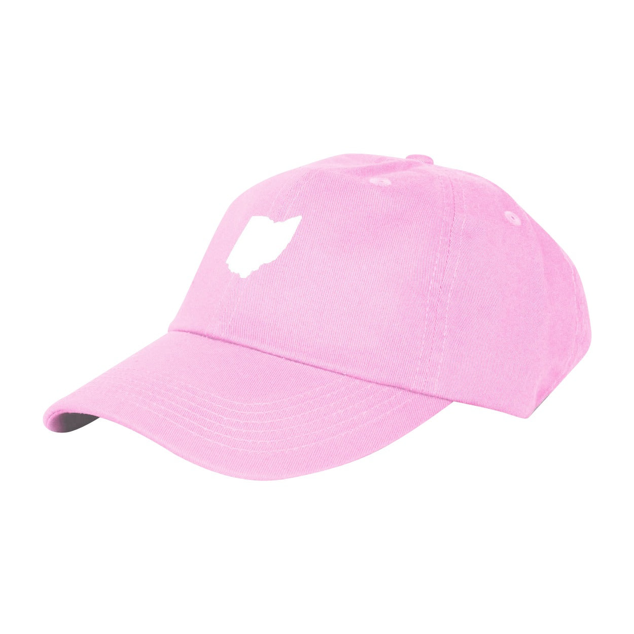 Mini Ohio (White) Dad Hat - Clothe Ohio - Soft Ohio Shirts