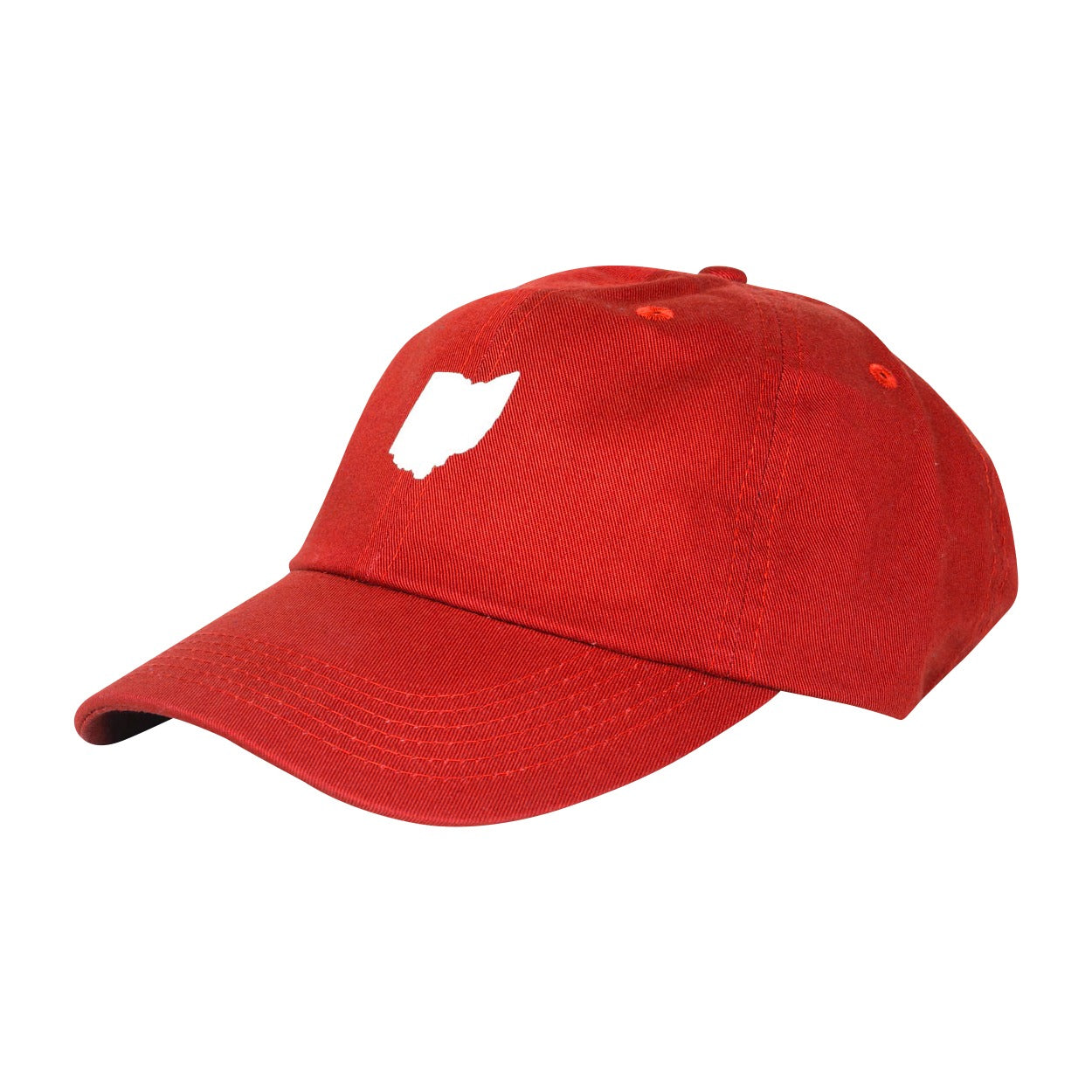 Mini Ohio (White) Dad Hat - Clothe Ohio - Soft Ohio Shirts