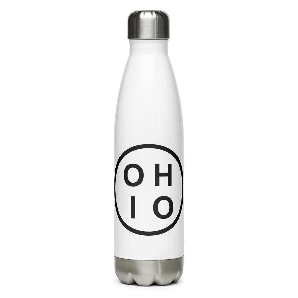 Circle Ohio Stainless Steel Water Bottle