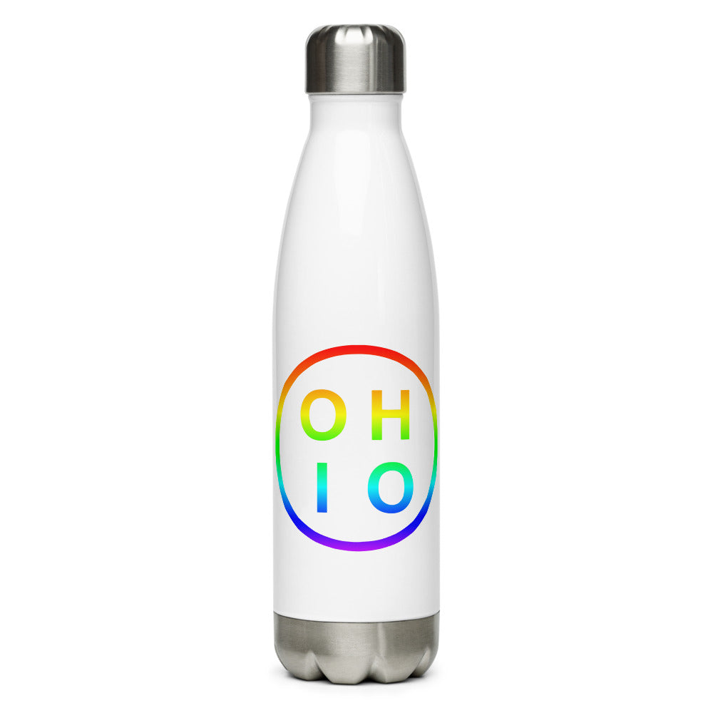 Pride Circle Ohio Stainless Steel Water Bottle