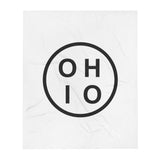 Circle Ohio Throw Blanket