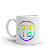Pride Circle Ohio glossy mug