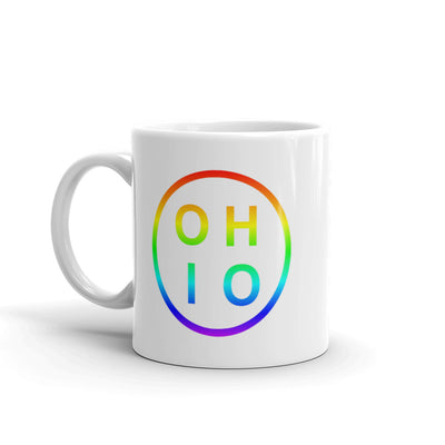 Pride Circle Ohio glossy mug