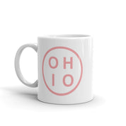 Circle Ohio glossy mug