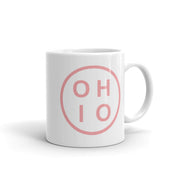 Circle Ohio glossy mug