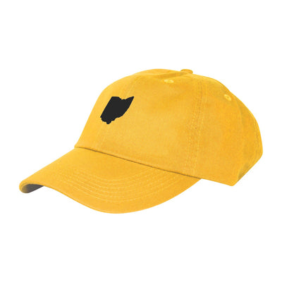 Small Ohio Black Patch Dad Hat - Clothe Ohio - Soft Ohio Shirts